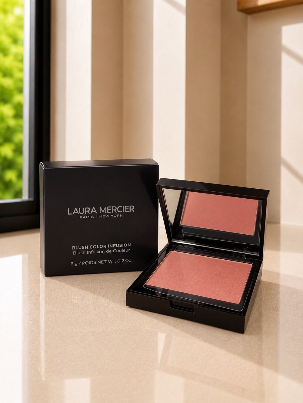 $37 Laura Mercier Blush Color Infusion Passionfruit Warm Coral 6g